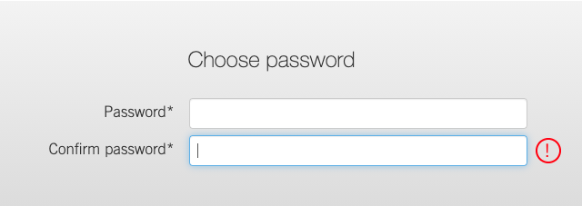 choose password