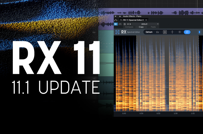 RX 11.1 無償アップデートでSpectral Editor ARAの対象DAWサポートが