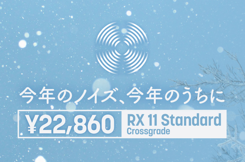 即購入ok&スピード対応-NABP- RX 11 Standard セール『今年のノイズ、今年のうちに』 - iZotope Japan